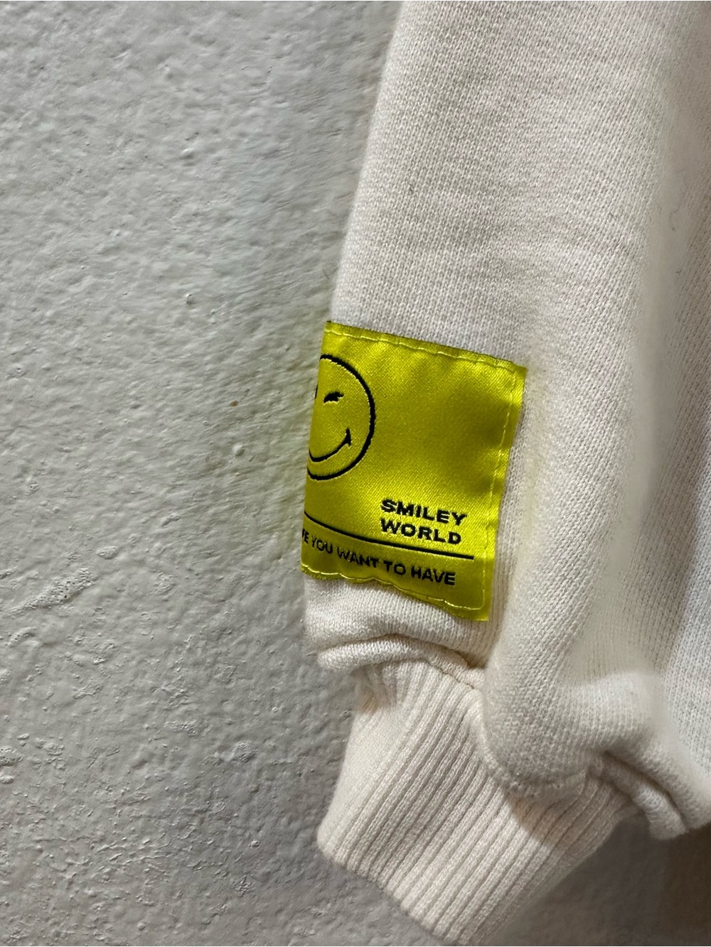 Zara Smiley World "The Life You Want” Toddler Girls Cream Sweatshirt Size 3T - Picture 8 of 10
